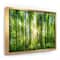 Designart - Forest with Rays of Sun Panorama - Landscape Art Print Framed Canvas